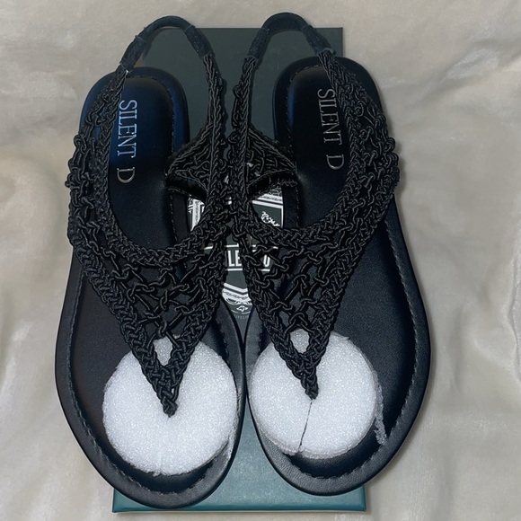 Anthropologie SILENT D ALDEN Sandal in Black - Picture 7 of 12